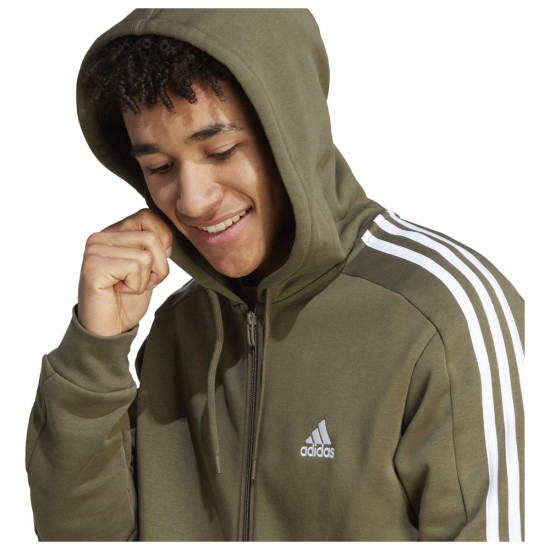 Adidas Ανδρική ζακέτα M 3-Stripes Fleece FZ HD Adidas Ανδρική ζακέτα M 3-Stripes Fleece FZ HD